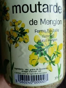 Moutarde de menglon