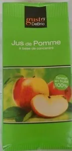 Jus de Pomme à base de concentré
