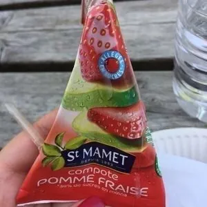 Compote pomme fraise