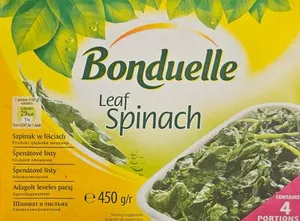 Спанак на листа