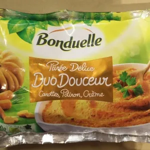 Purée Délice - Duo Douceur carottes, potiron, crème