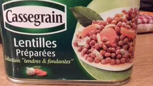 Lentilles préparées
