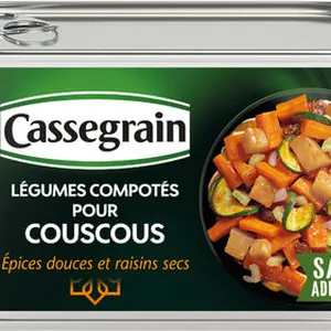 Légumes compotés pour Couscous 1/2