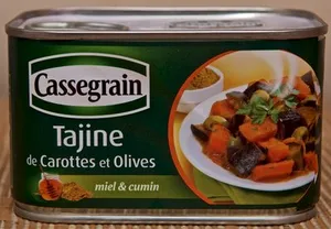 Tajine de Carottes et Olives - miel et cumin