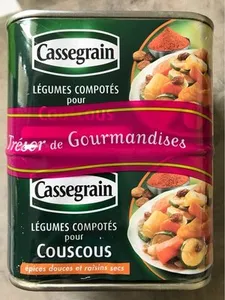 Légumes cuisinés pour couscous Cassegrain