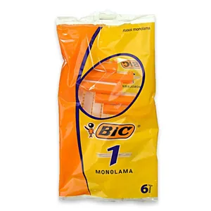 Enkelbladig clutchväska Bic Rakhyvel 6 st