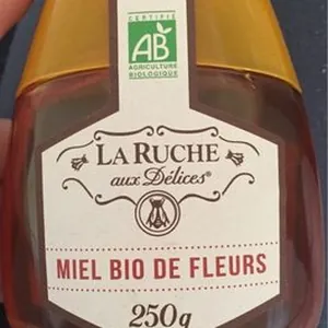 Miel bio de fleurs