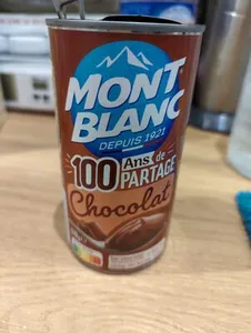 Crème au chocolat Mont Blanc