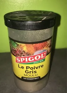 Poivre gris moulu SPIGOL