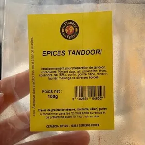 Epices tandoori