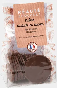 Palets réduits en sucres Chocolat noir