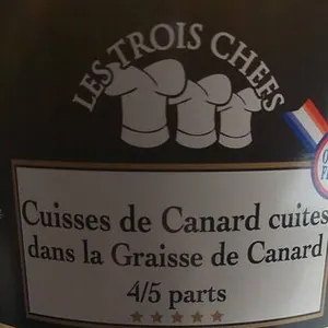 Cuisse de canard cuites