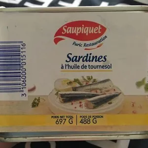 Sardines à l'huile de tournesol