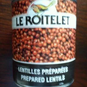 Lentilles Préparées 800g