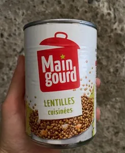 Lentilles cuisinees