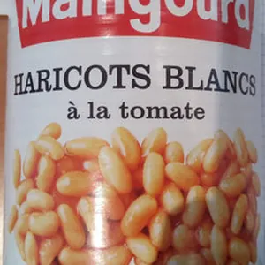Haricots blancs à la tomate