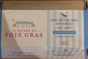 Bloc de foie gras de canard mi-cuit