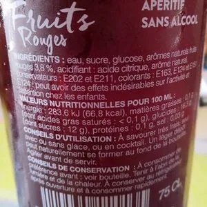 Fruits rouges - Aperitif sans alcool
