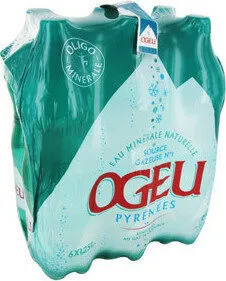 Eau Minerale Gazeuse Ogeu 6X1.25L