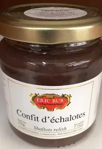 Confit d'echalotes ERIC BUR