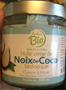 Huile vierge de Noix de Coco biologique