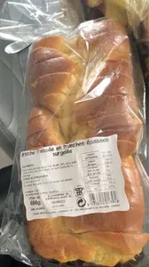 brioche tresses en tranches epaisses surgelees