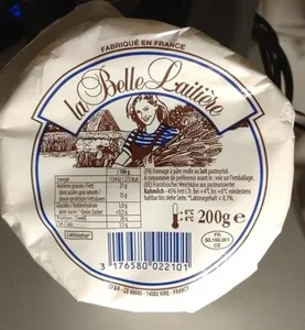 Fromage à pâte molle au lait pasteurisé