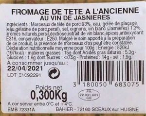 Fromage de tete a l’alsacienne au vin de jasniere