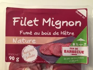 Filet Mignon Fumé au bois de Hêtre
