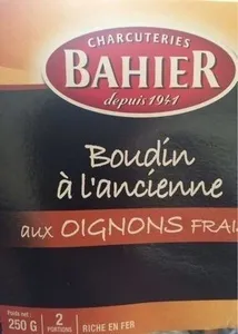 Boudin à l'ancienne aux oignons frais