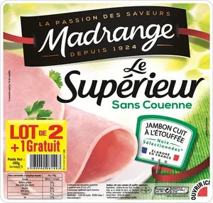 Jambon blanc madrange 4t