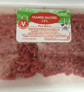 Viande hachee 15% MG