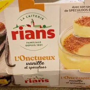 L’onctueux vanille spéculos