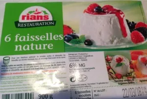 Faisselles nature 6%