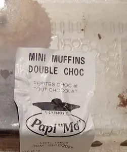 Mini muffin double choc