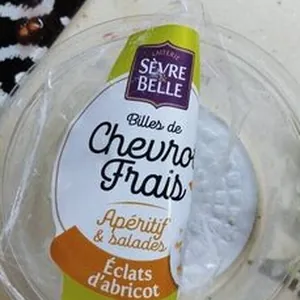 Billes de Chevrot frais Eclats d'abricot