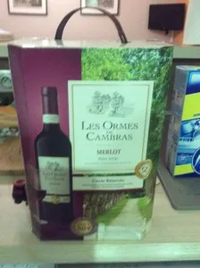5L Bib Vin De Pays D' Oc Rouge Merlot Ormes