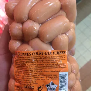 saucisses cocktail fumé