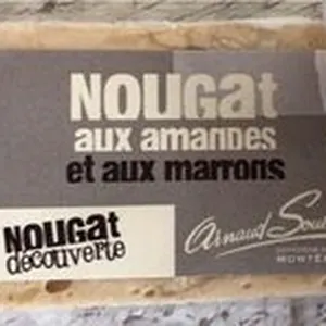 Nougat aux amandes et aux marrons