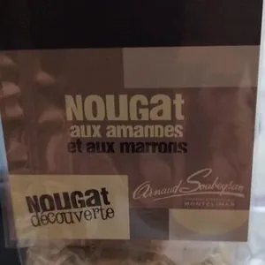 Nougat aux amandes et aux marrons