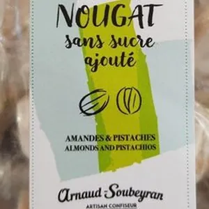 Nougat sans sucre ajouté