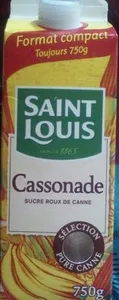 Cassonade Sucre roux de canne Saint Louis