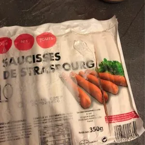 Saucisses de strasbourg
