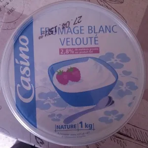 Fromage blanc velouté 2.8 % de matières grasses