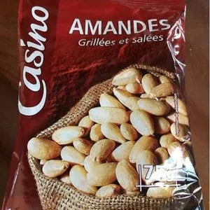 Amandes grillées et salées