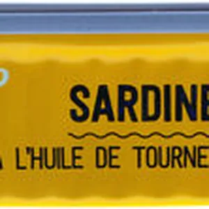 Sardines à l'huile de tournesol