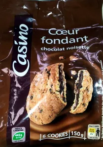 Coeur fondant chocolat noisette
