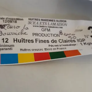 huitres fines de claires