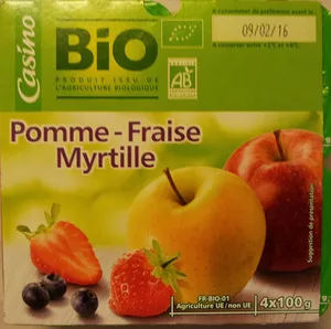 Compote Pomme - Fraise - Myrtille
