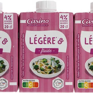 Légère* & Fluide 4% de matières grasses